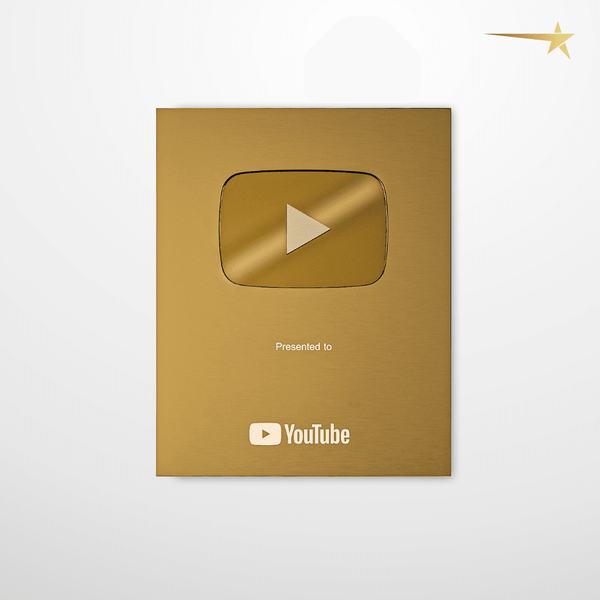 Youtube trophee personnalisé